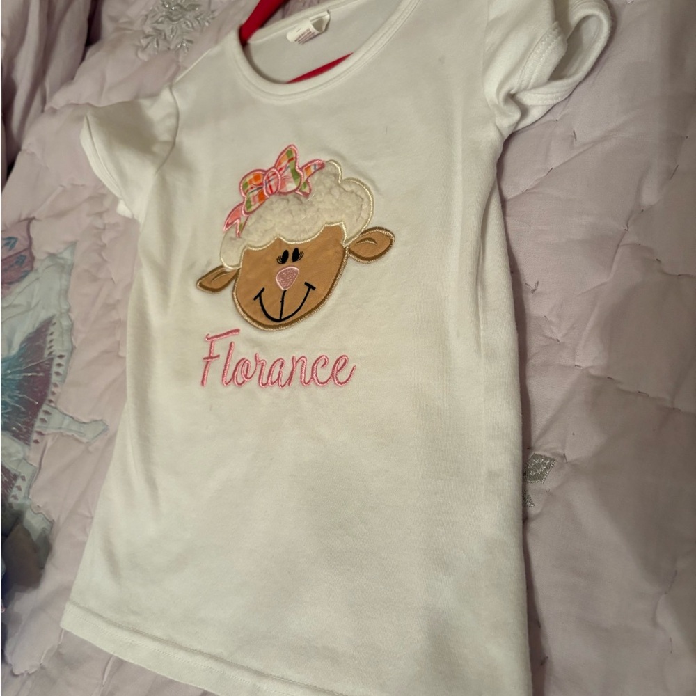 Kids White Sheep T-Shirt